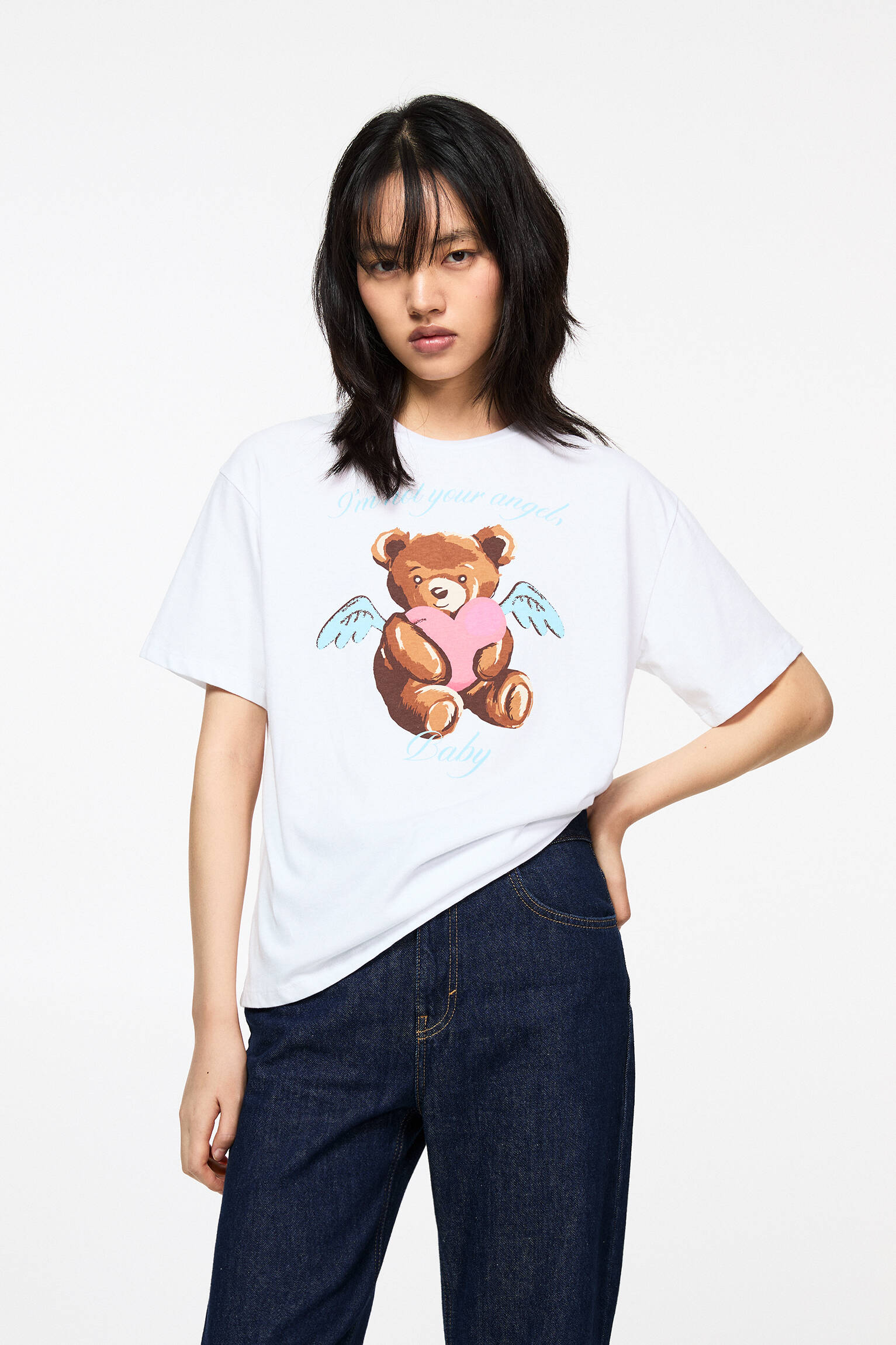 Fabelhafte Pull And Bear T Shirt Bild