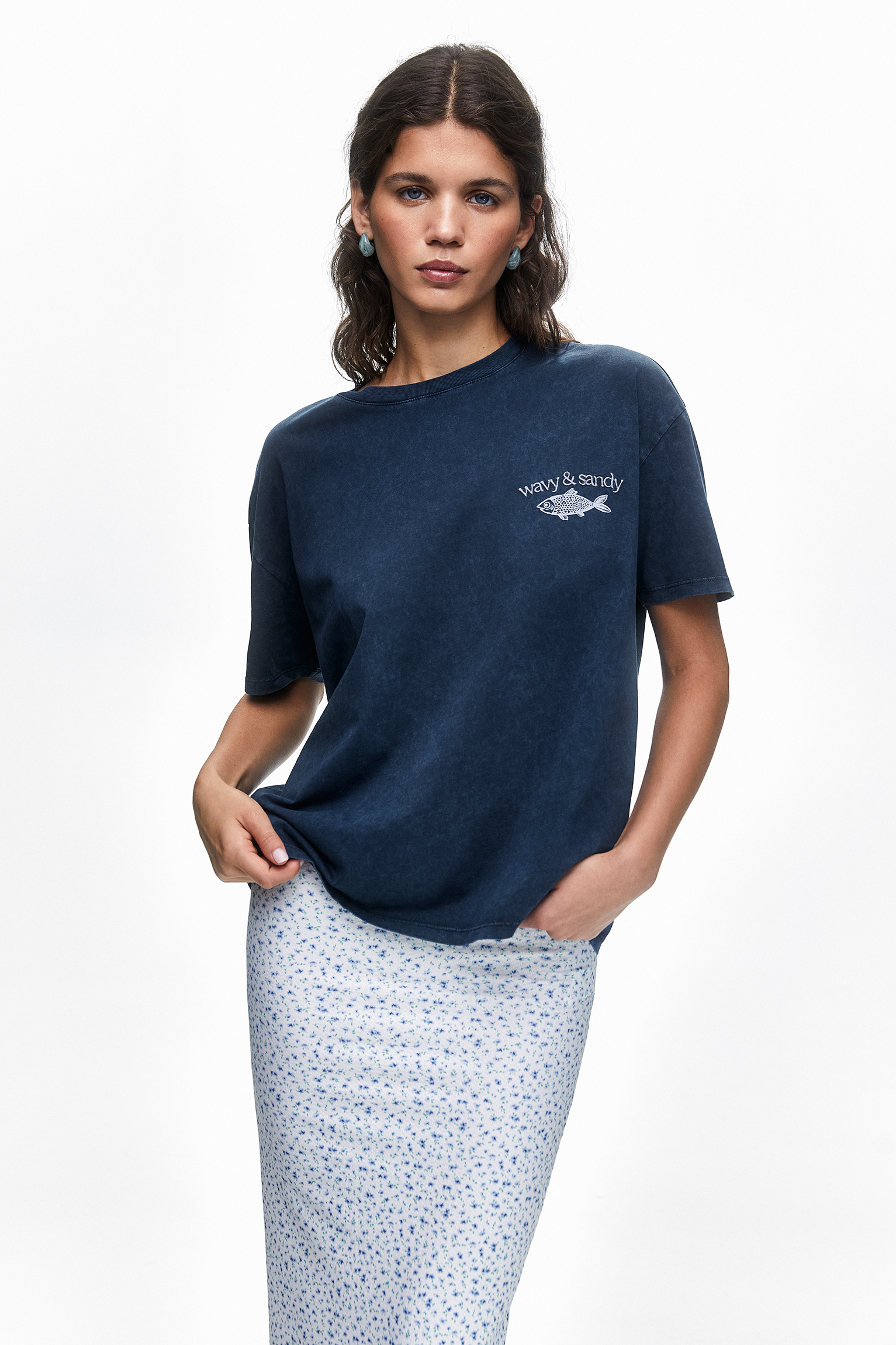 Pull and bear t shirt fashion femme