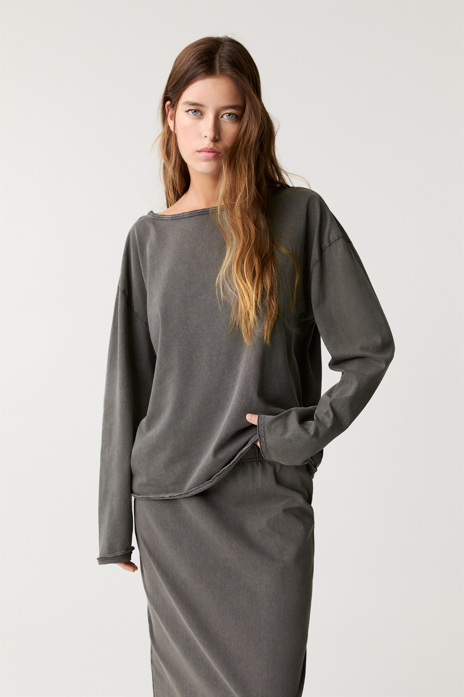 camisetas manga larga hombre