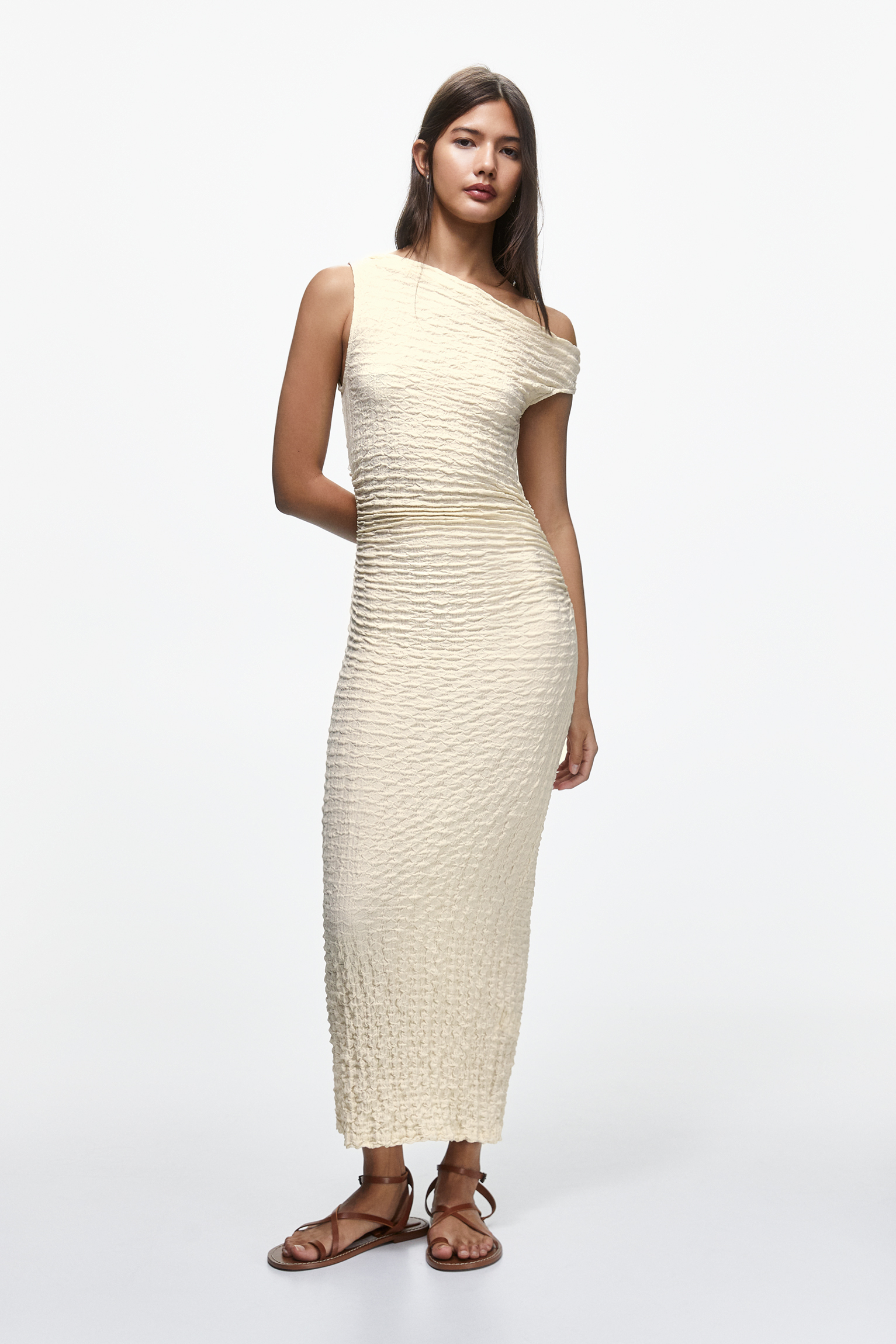 Womens Midi Dresses | PULL&BEAR