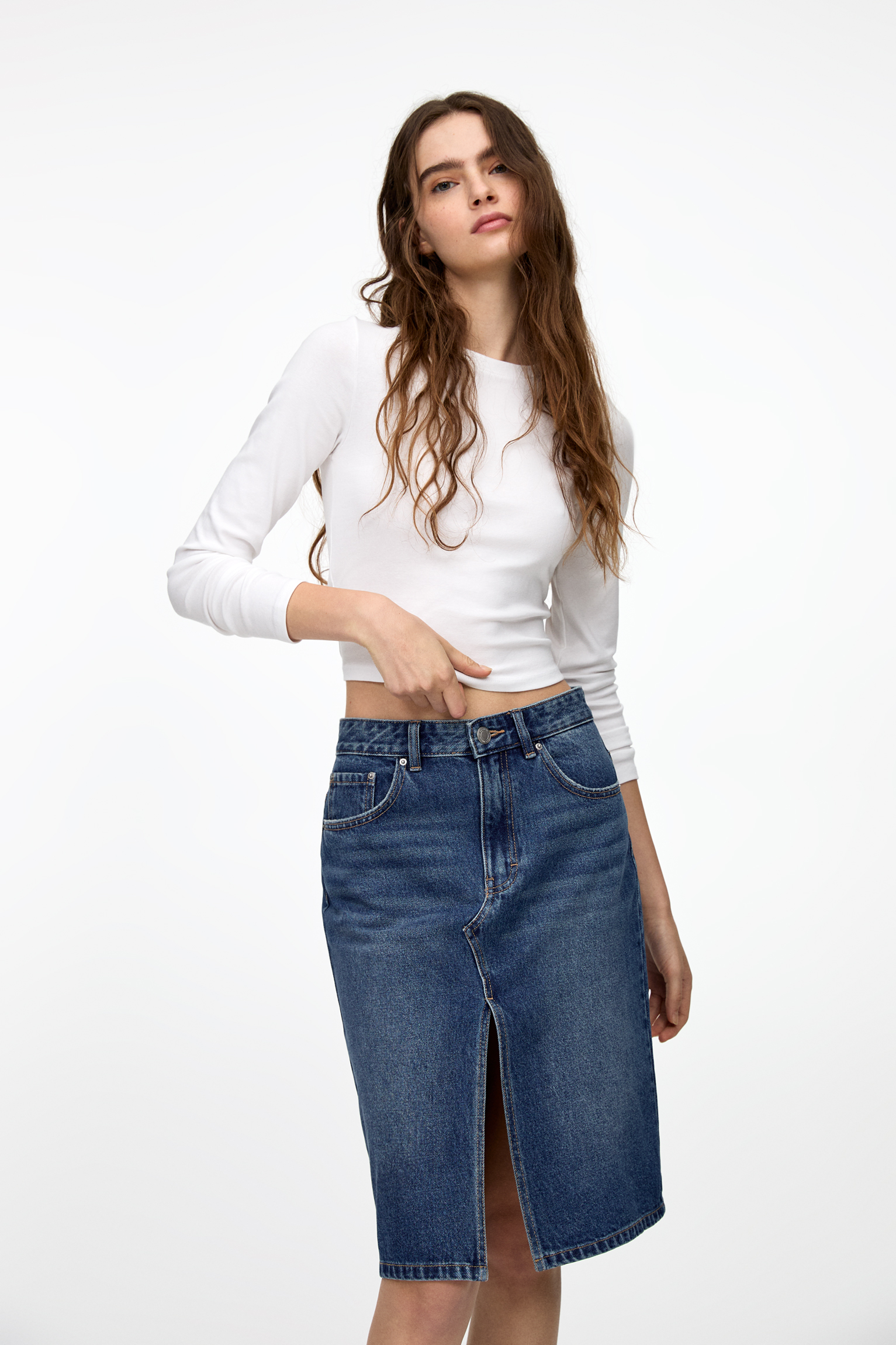 Denim Skirts shorts New collection Woman PULL BEAR Philippines Republika ng Pilipinas