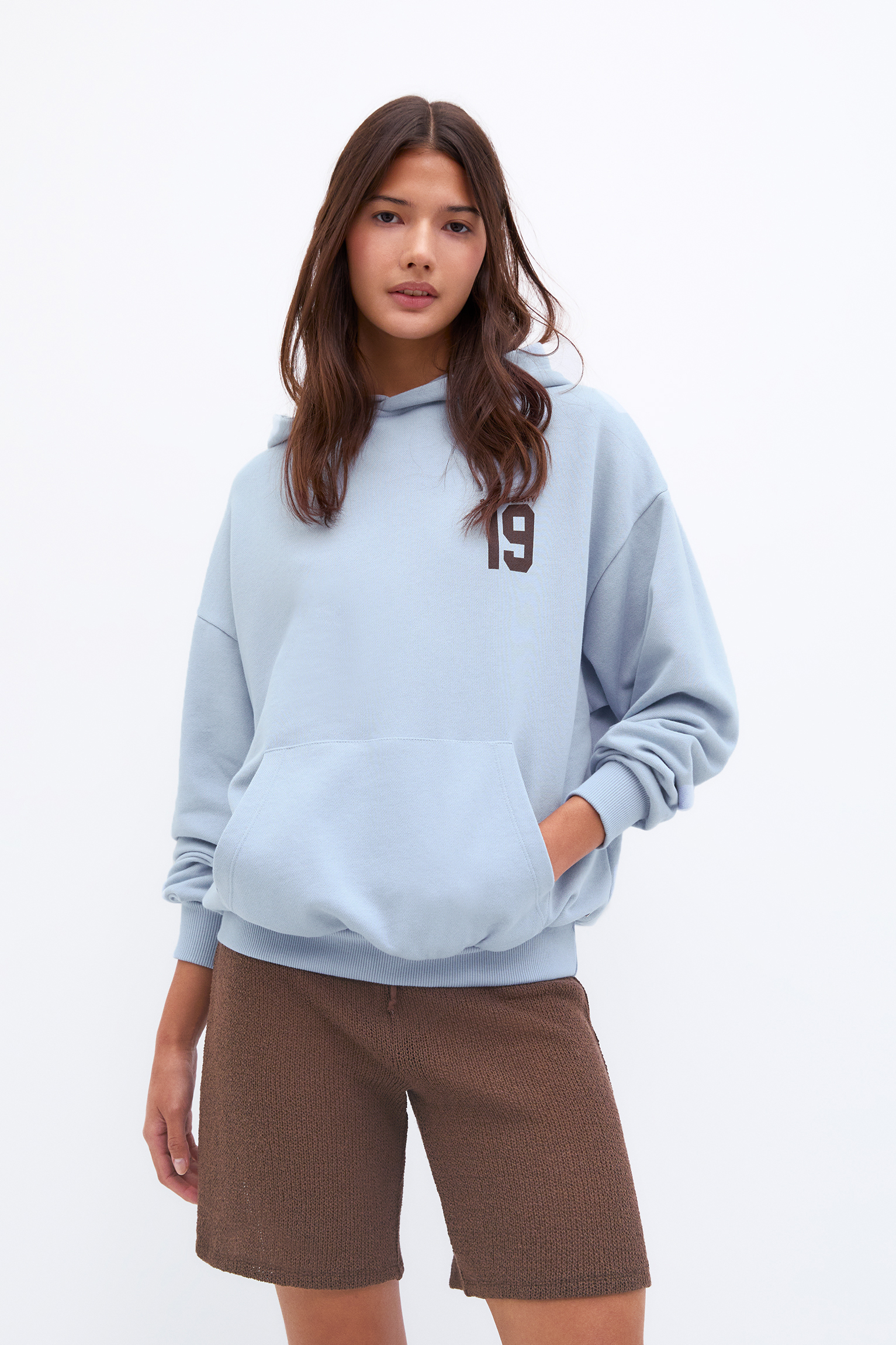 Pull and bear women's sweatshirt sale