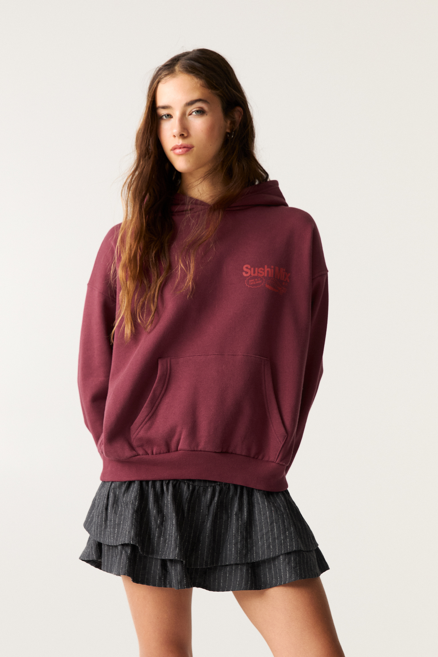 Pull and bear girl hoodies online