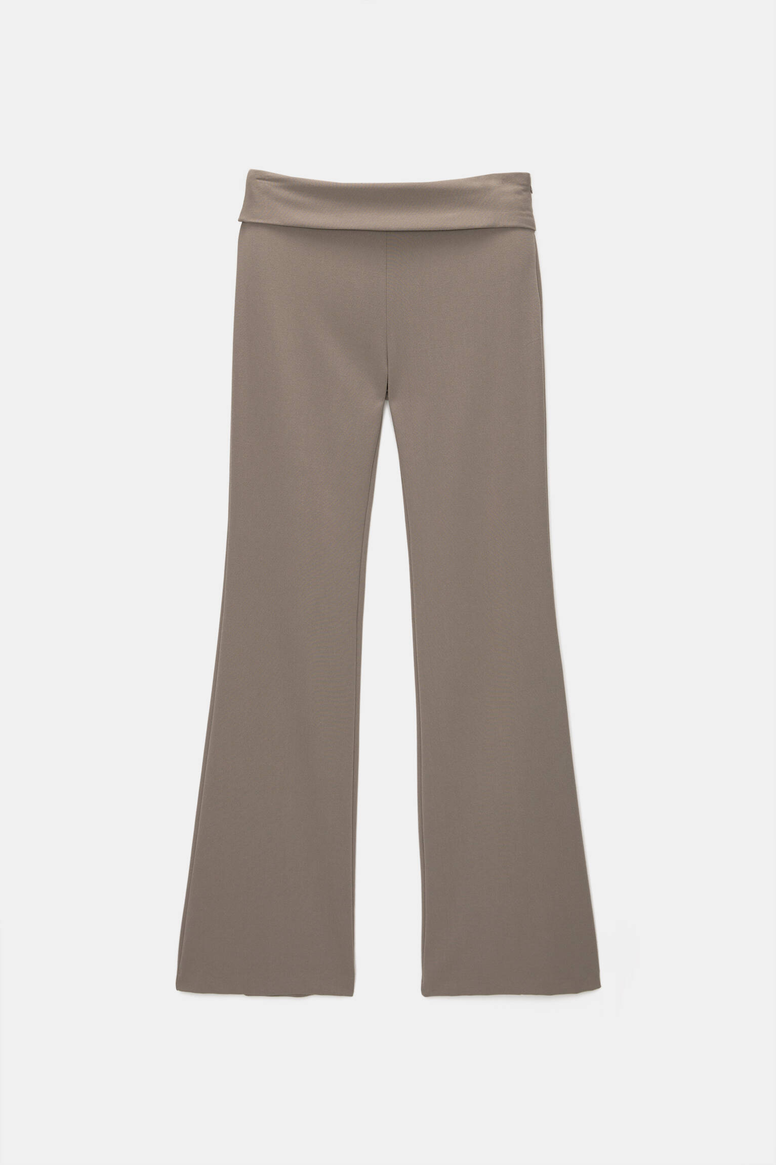 Bear Check Aop Flared Trousers