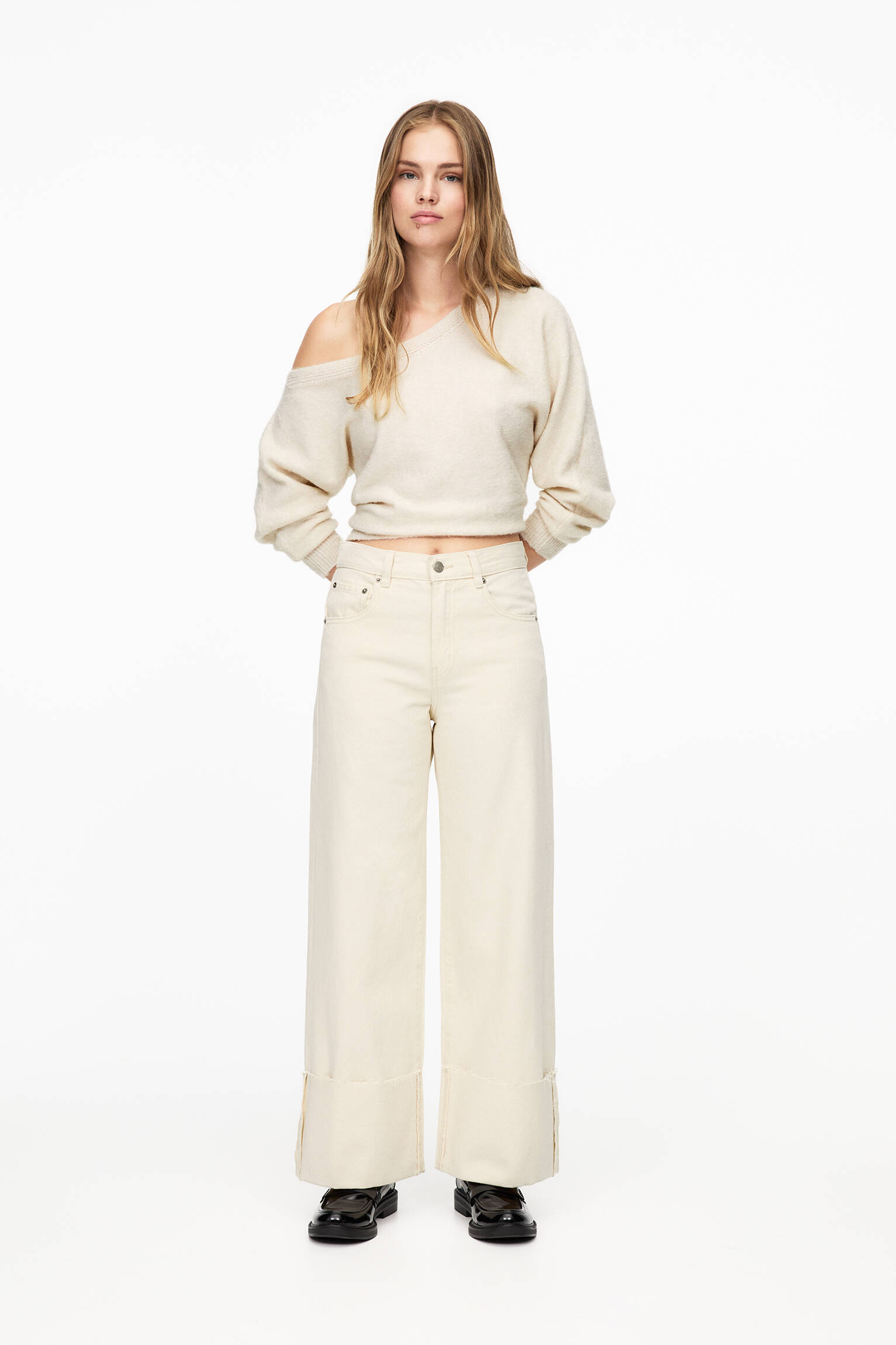 Pull and bear orders pantalon beige