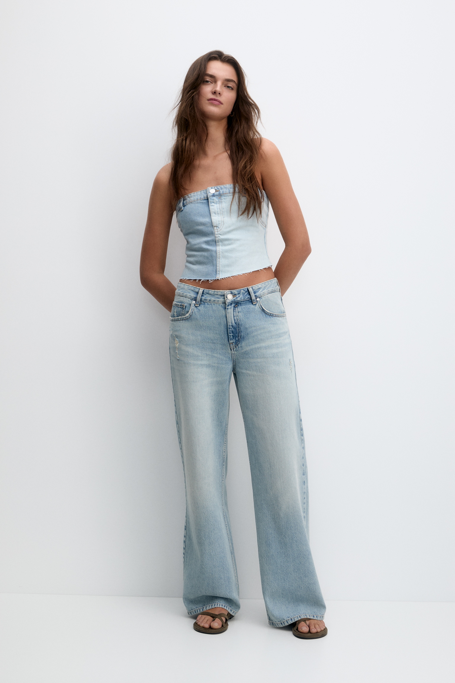 Baggy - Jeans - Collection - Woman - PULL&BEAR Egypt