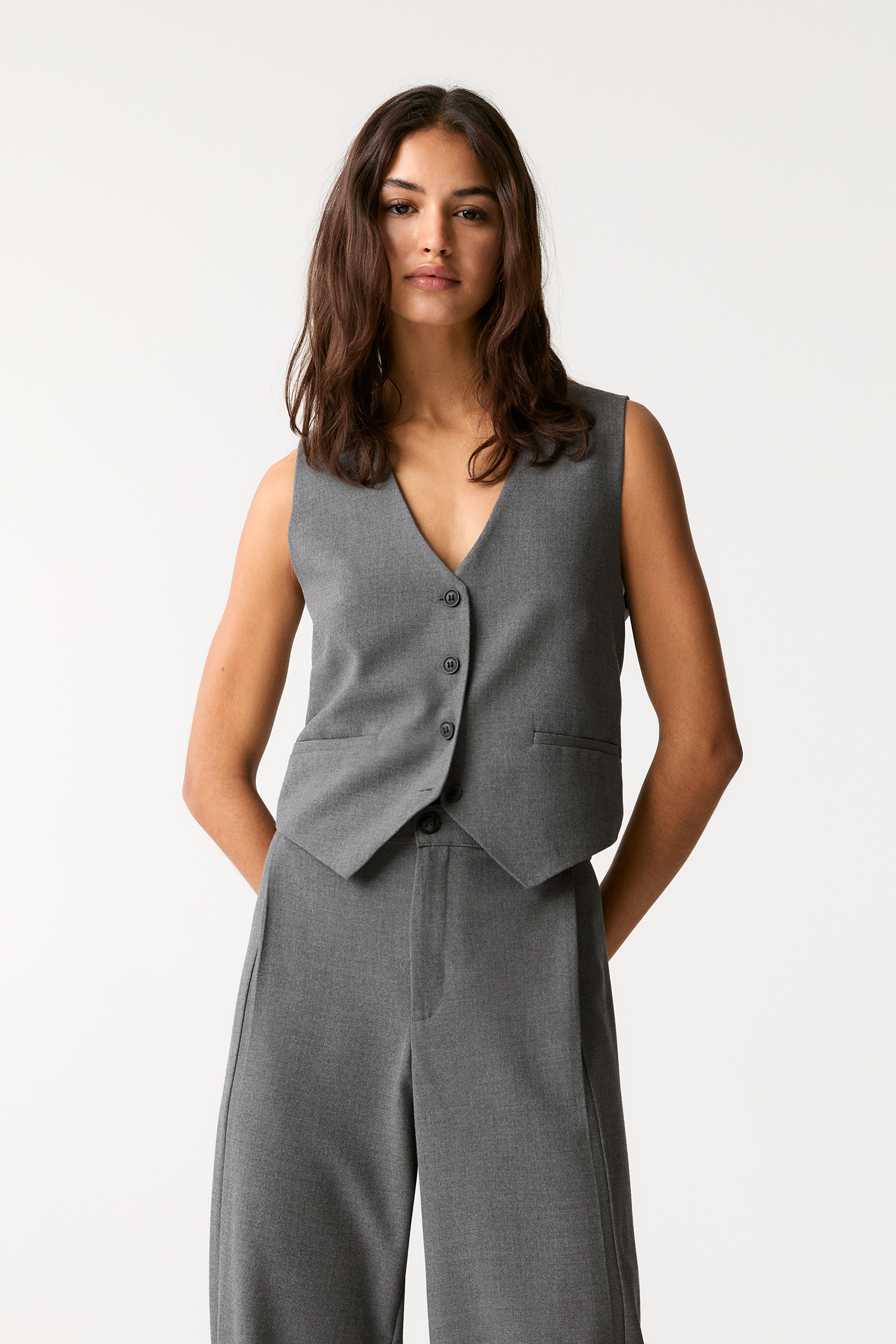 Gilet Donna ORANDESIGNE - Scollo A V, Chiusura A Bottoni, Formale E Casual - Foto 6