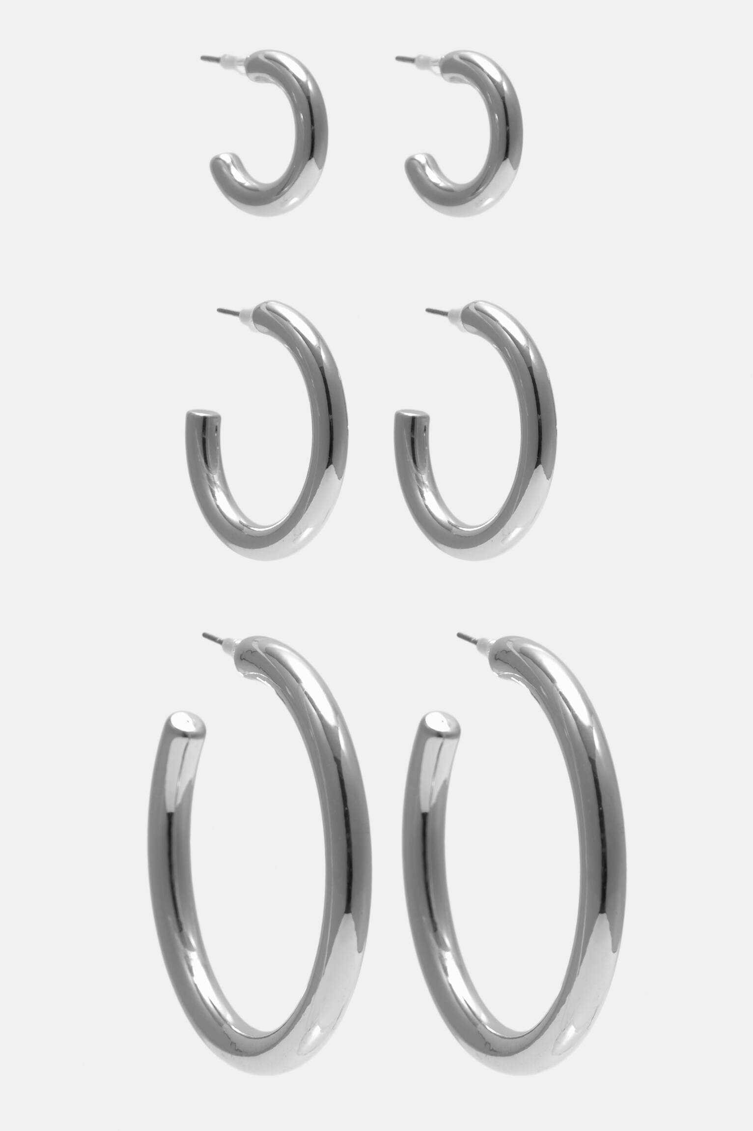 Pack De Brincos De Argolas B sicas PULL BEAR pack-de-brincos-de-argolas-b-sicas-pull-bear