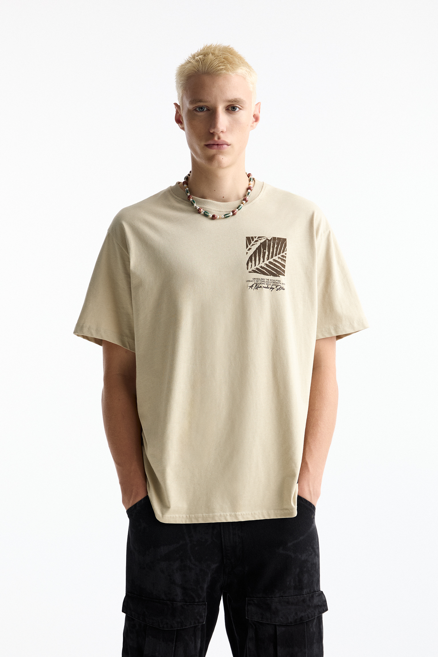 Tshirts Clothing Man PULL&BEAR Serbia