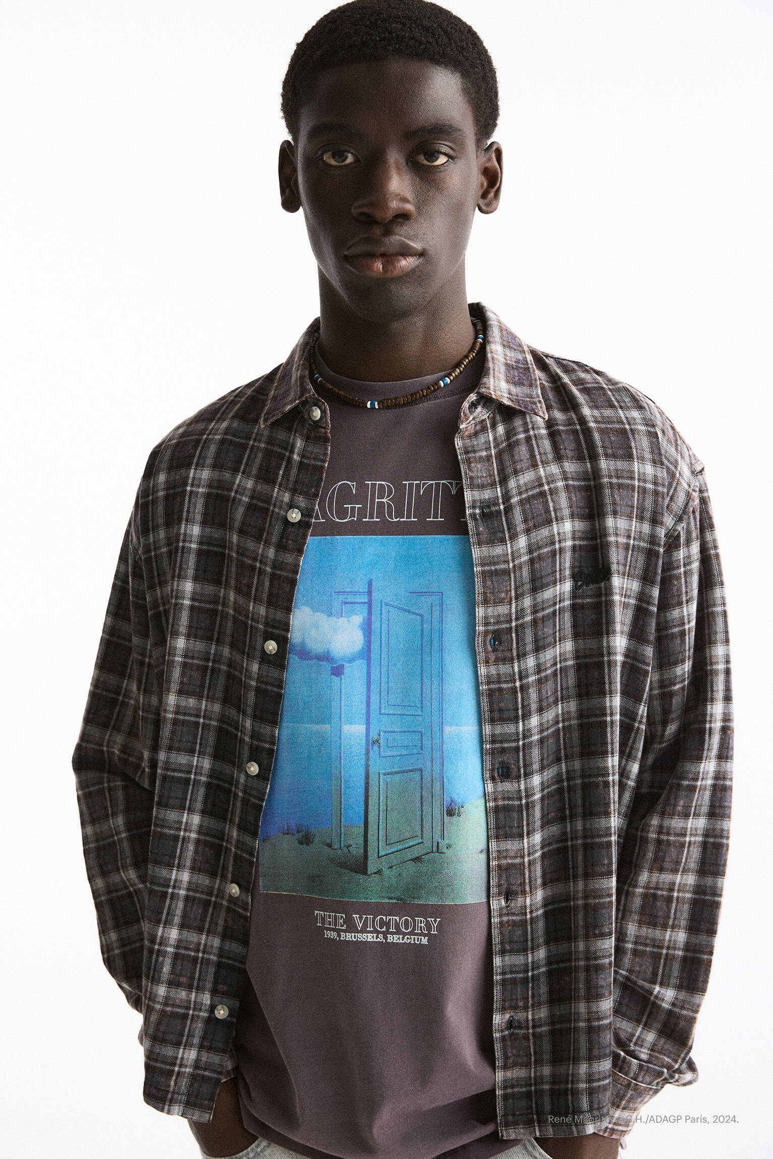 Magritte door T-shirt - pull&bear 