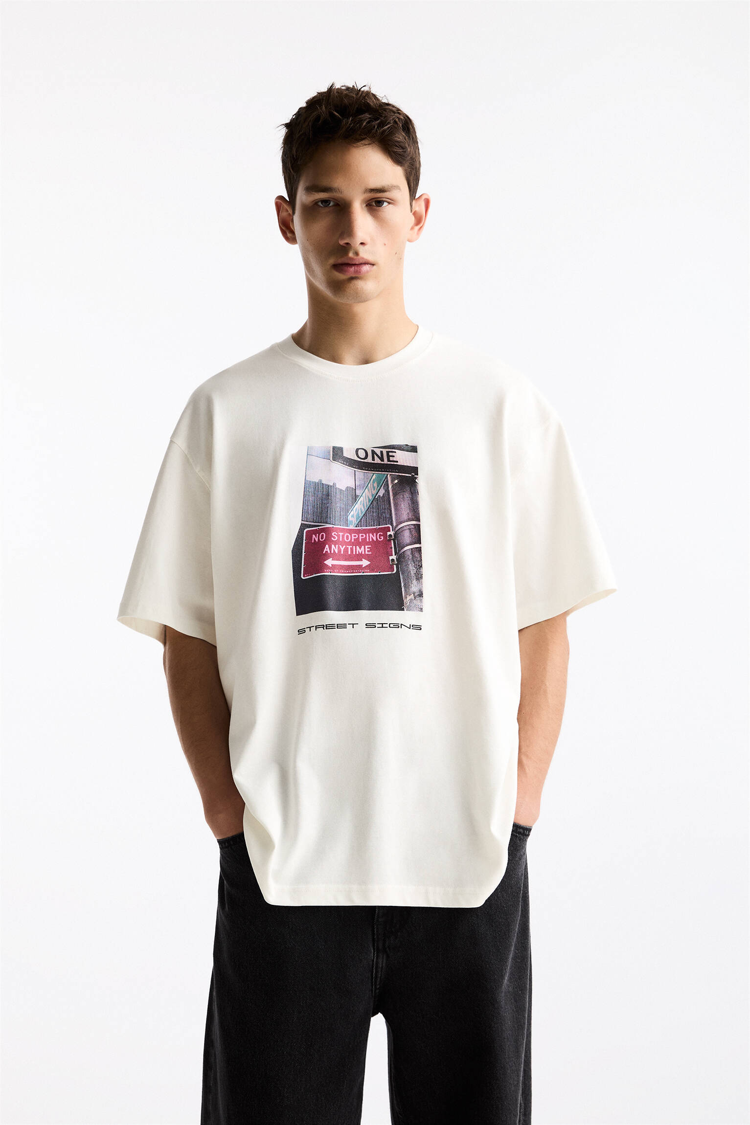 T-Shirt NYC-Fotoprint - PULL&BEAR