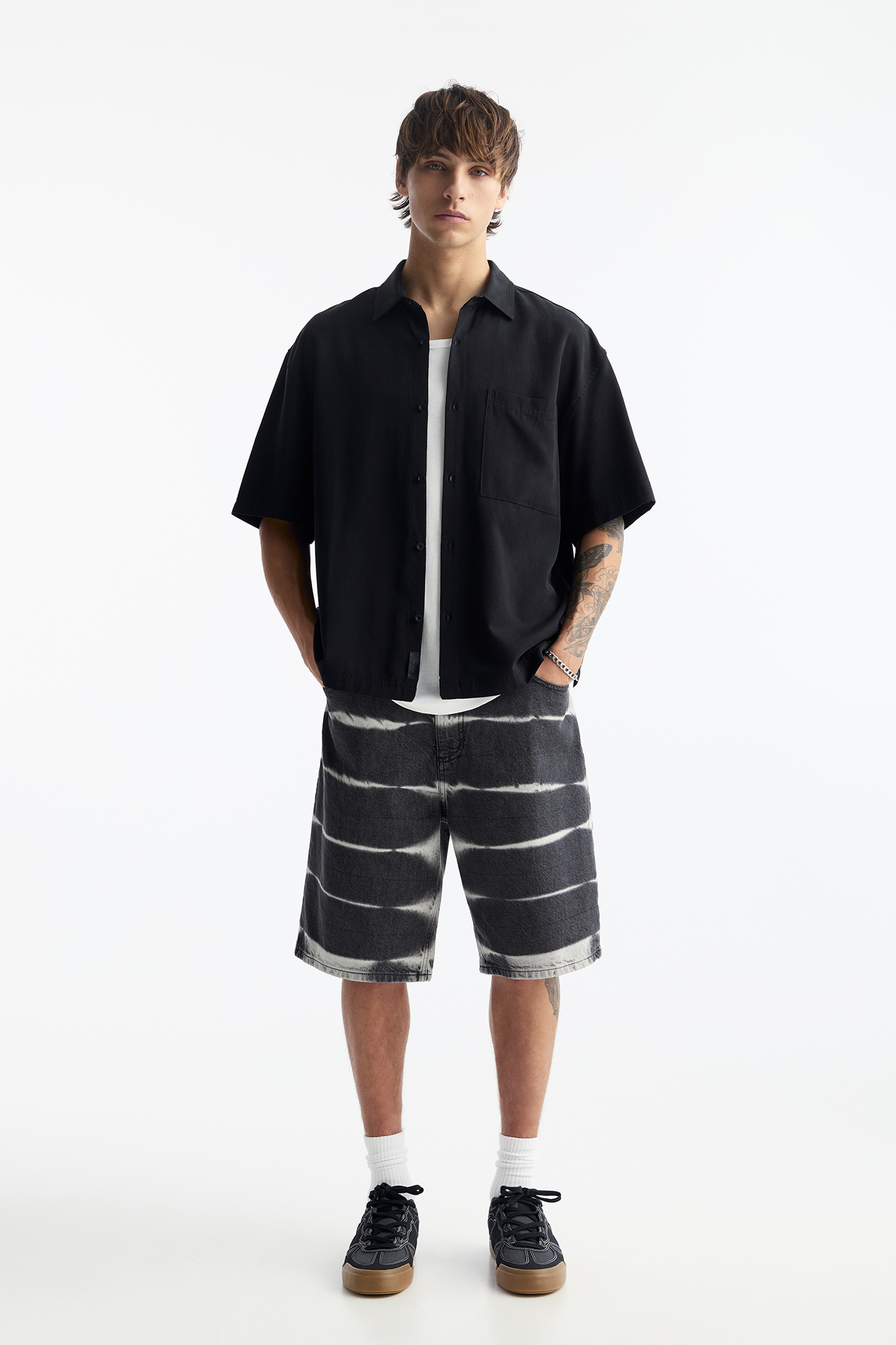 JEMUEL Tie-dye Bermuda Shorts main image 1