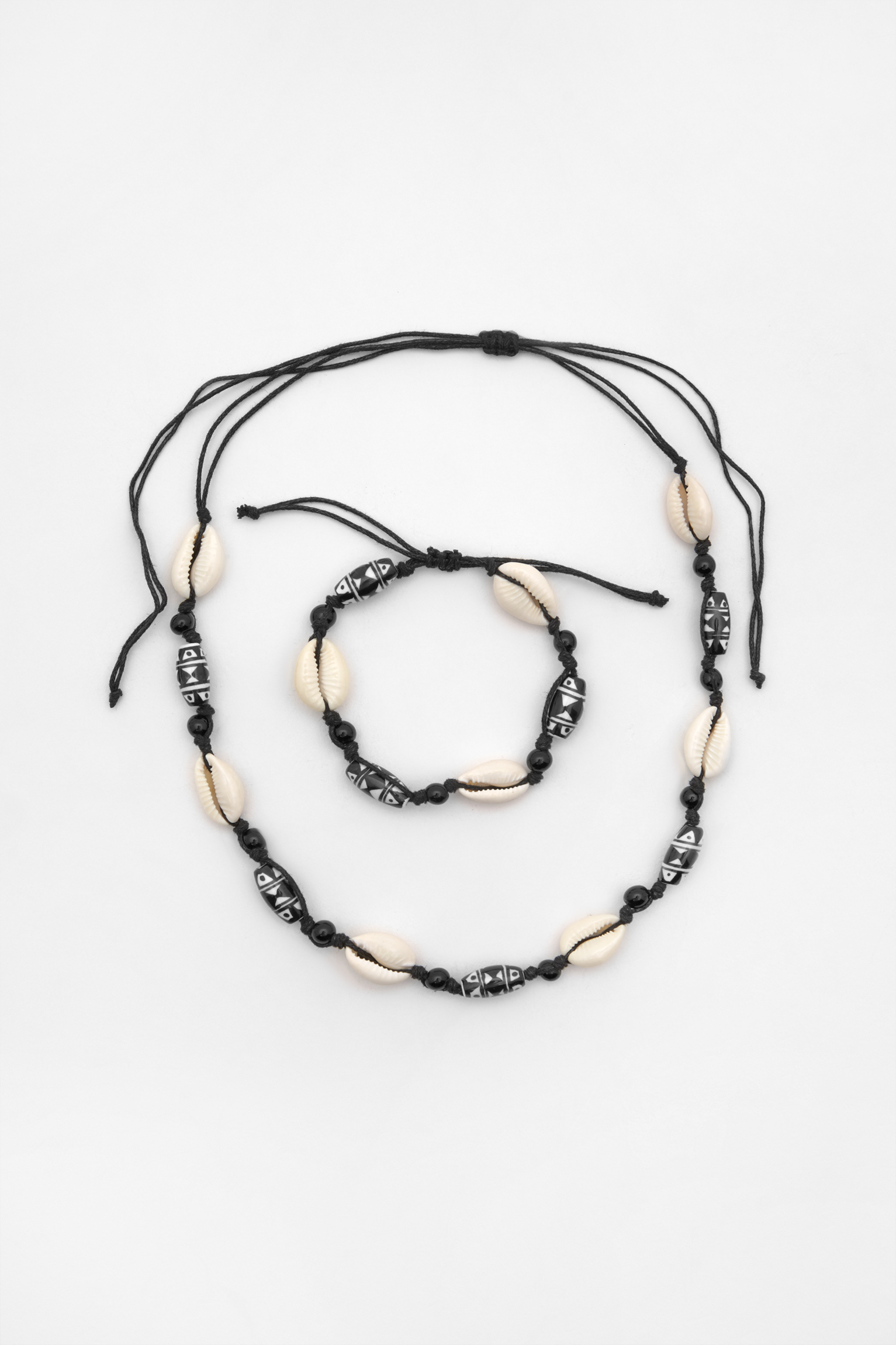 Bracciale Estivo Bohémien In Ceramica Morbida - Con Conchiglie E Perline A Stella - Impilabile E Regolabile - 5