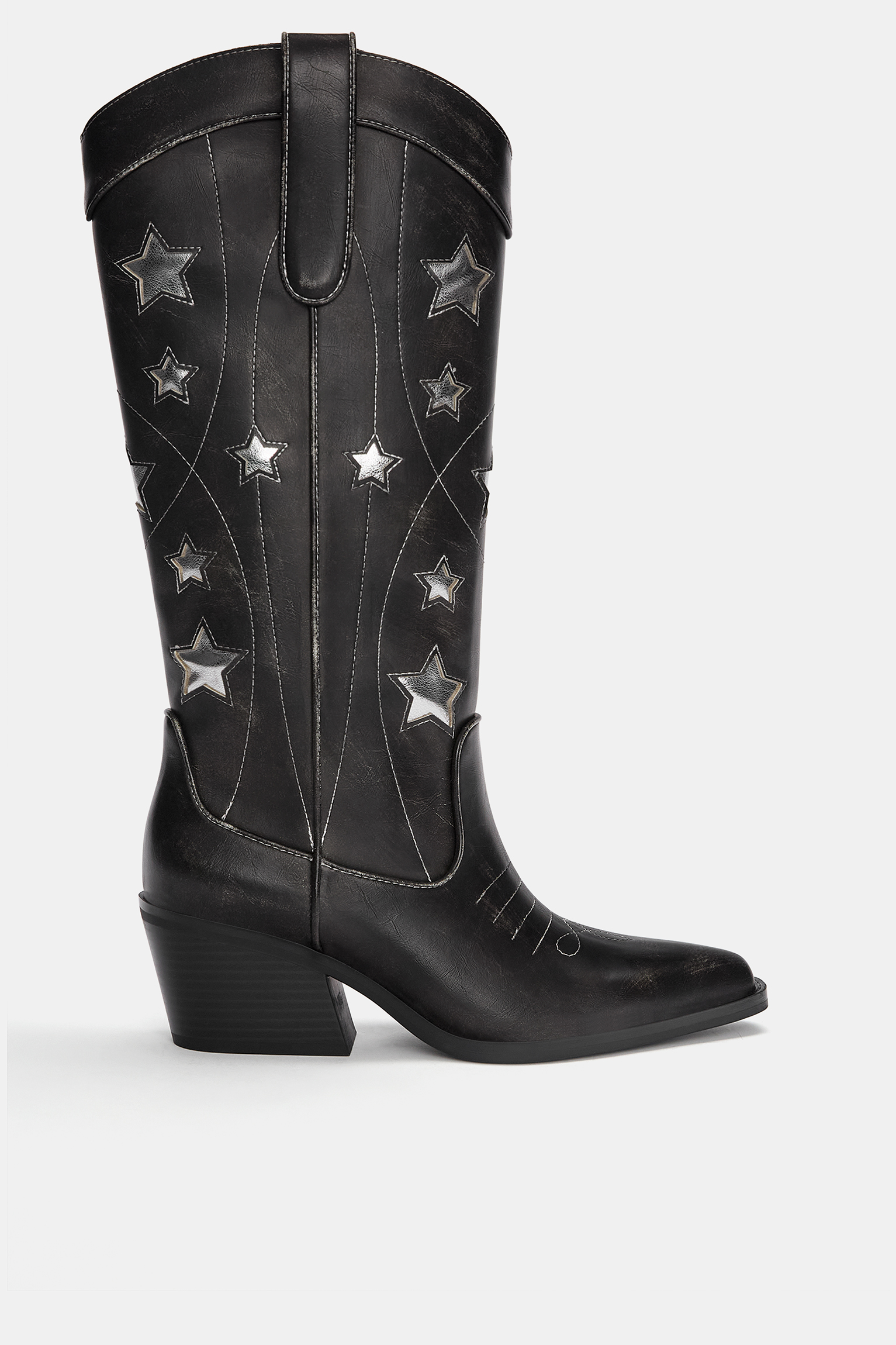 Bottes Cowboy Pour Femme Gabor - Vernis - Tige Courte - Semelle TR - Fermeture à Glissière - 4