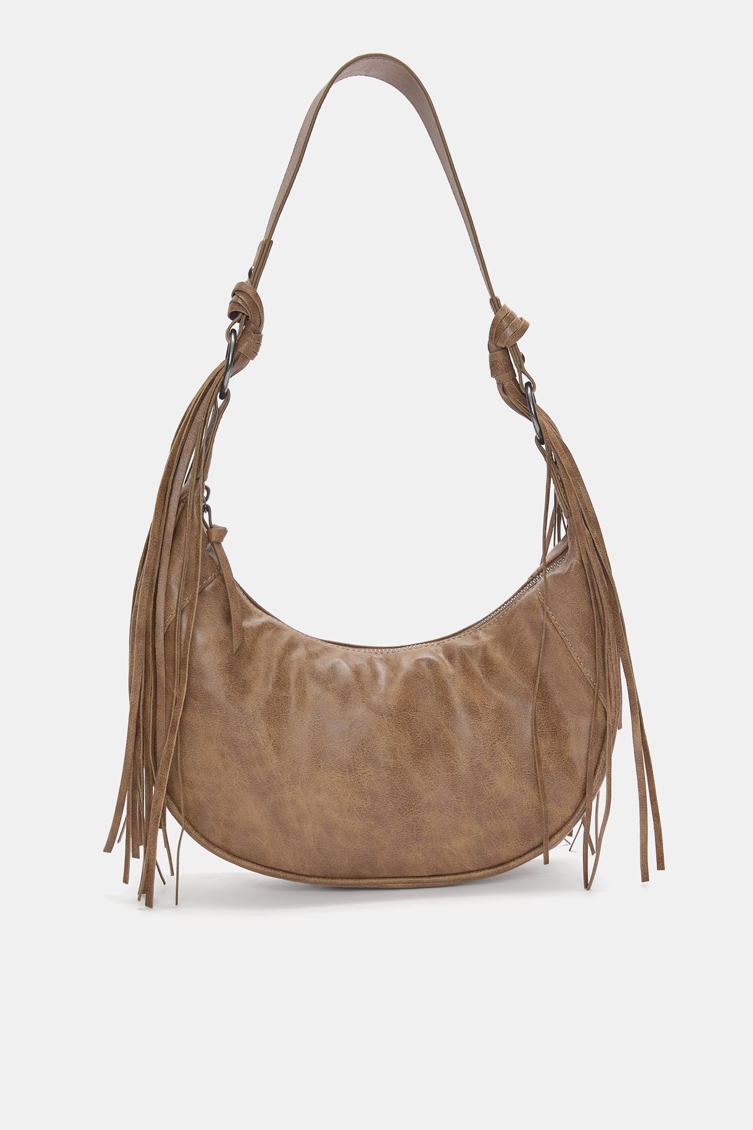 Sac à Dos Pull & Bear En Simili Cuir Beige - Neuf Sans étiquette