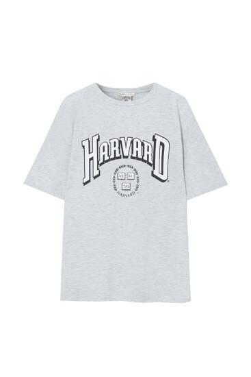 Harvard T shirt PULL BEAR