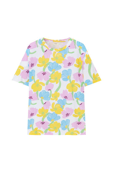 All-over floral print T-shirt