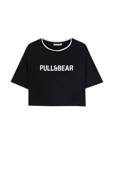 Camisetas de manga corta para mujer PULL BEAR