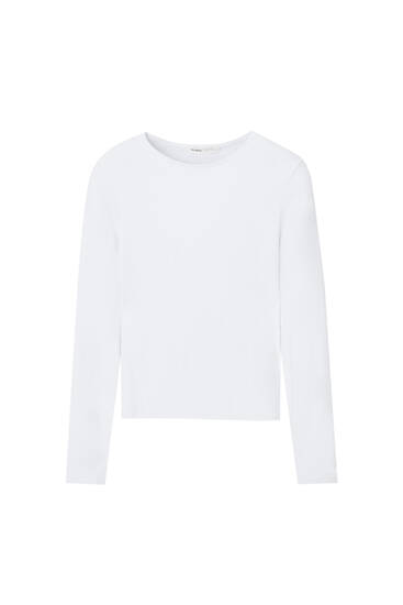 Camisetas básicas mujer pull and bear hot sale