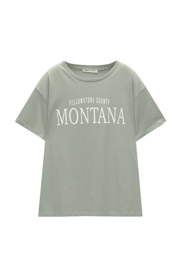 Short sleeve Montana T-shirt - PULL&BEAR