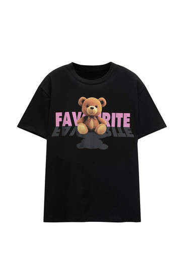 Bear graphic T-shirt