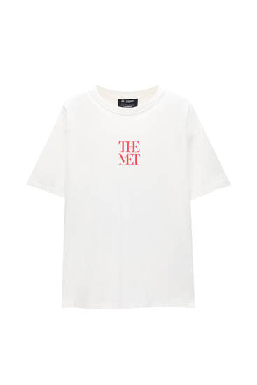 The Met baskılı t-shirt