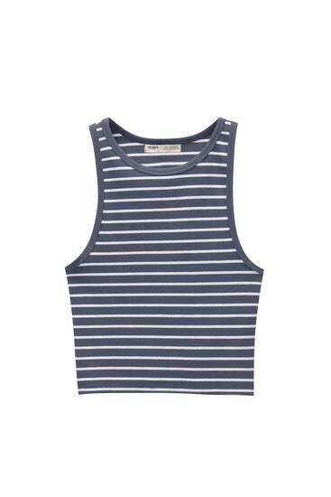 Shop Pull&Bear Women's Cropped Camisoles And Tanks up to 75% Off