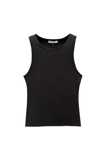 yoeyez Summer Tops for Women 2024 Spaghetti Straps Black Tank Tops For  Women Sleevelss Vest Low Cut Big Breast Crop Top Sexy Lace See Through T  Shirts