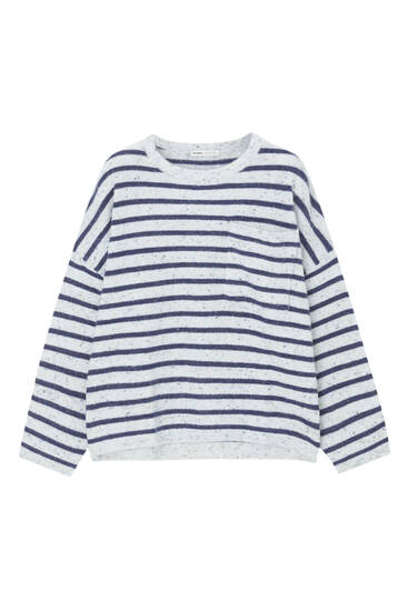 Pull and clearance bear striped sweater