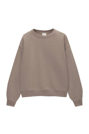 Pull and bear online sudadera gris