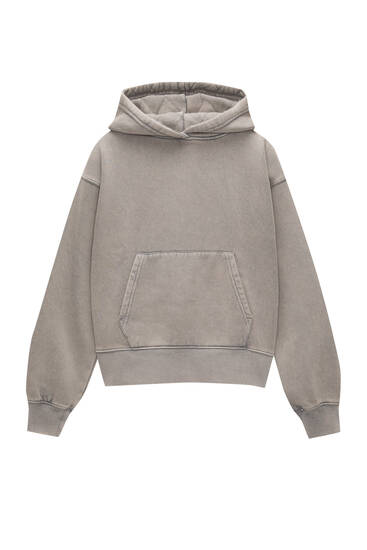 H&m on sale washed hoodie