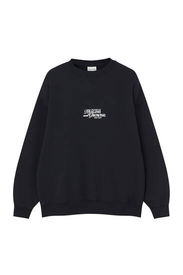 Pull and clearance bear black sweatshirt