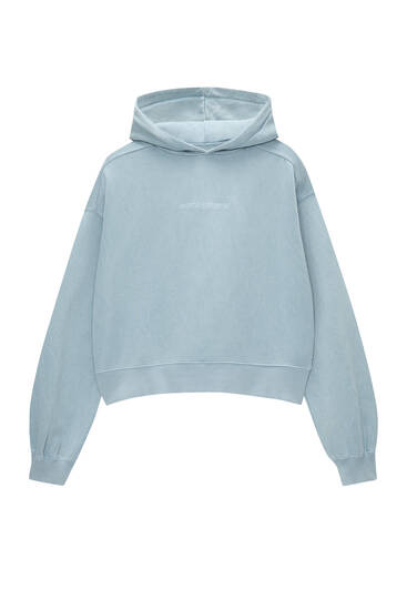 Grey blue hoodie new arrivals