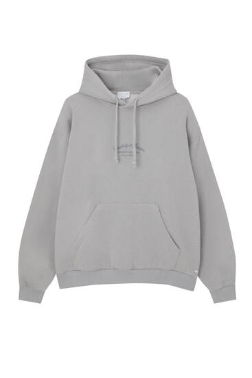 Pull and store bear pink hoodie