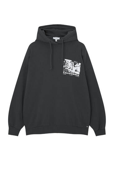 Hoodie with back graphic