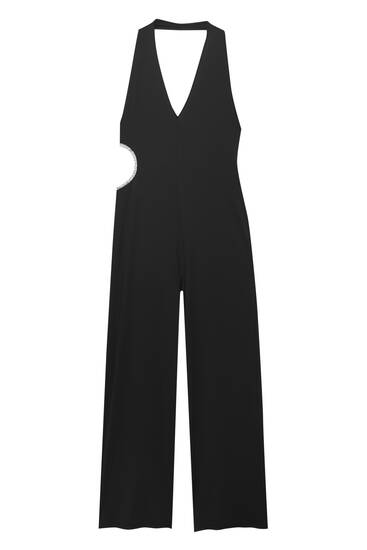 Pull and discount bear black jumpsuit