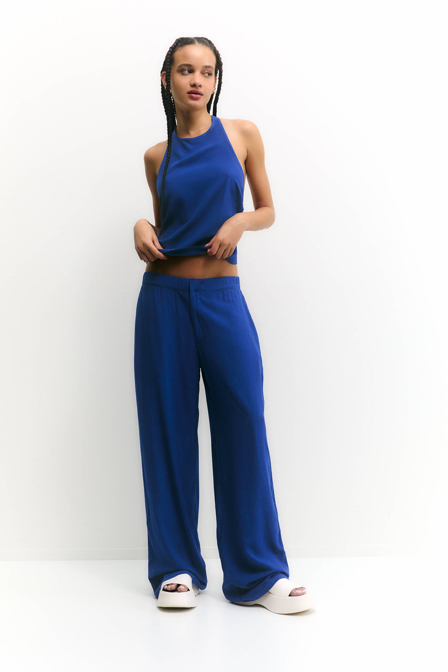 Loose-fitting rustic pants - pull&bear