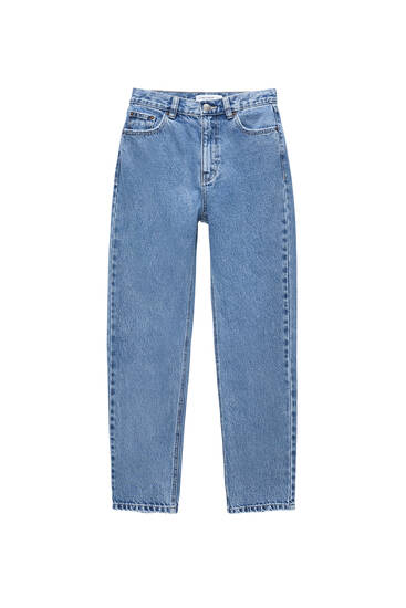 High-waist mom jeans