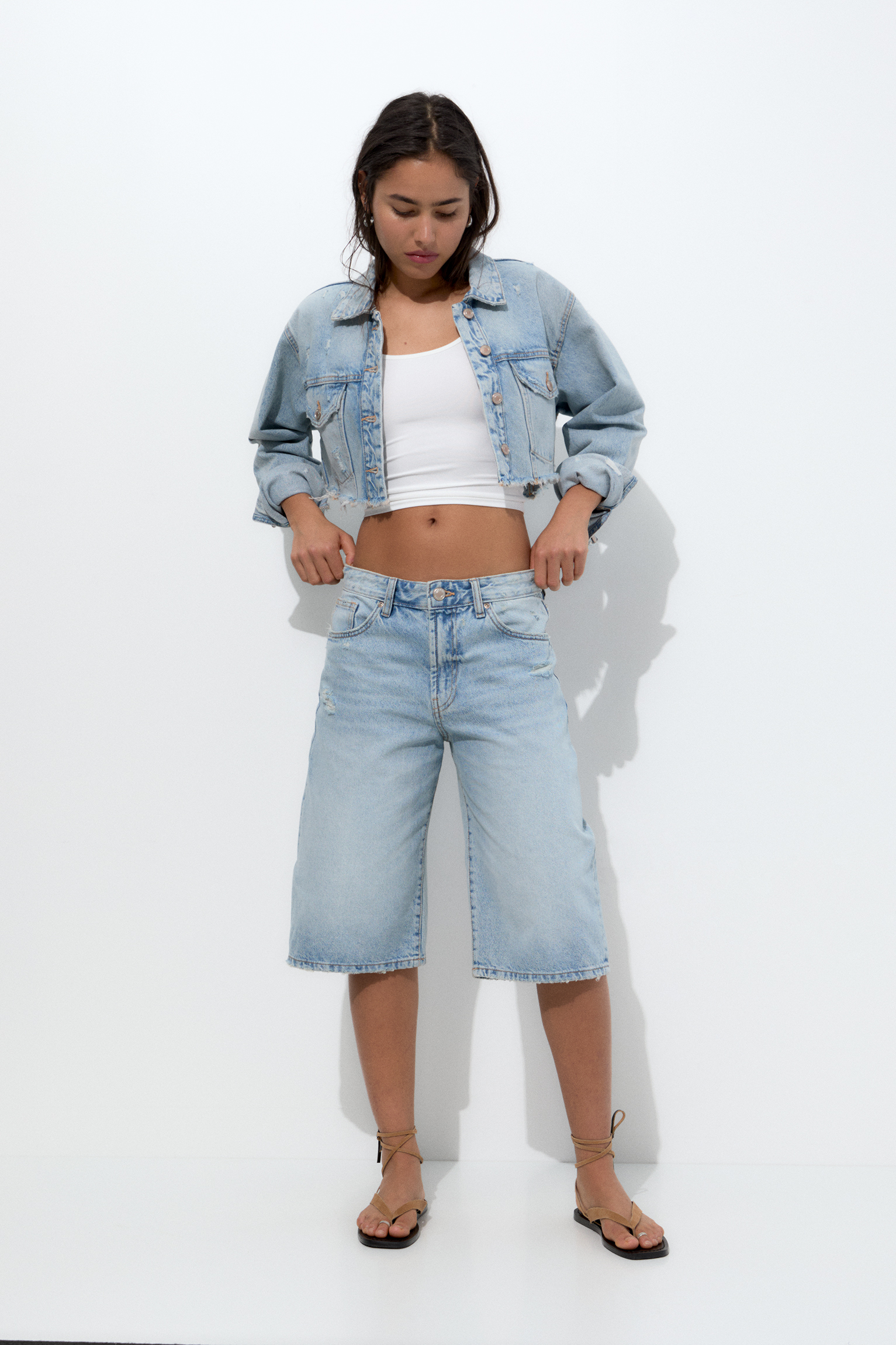 Shorts y bermudas Ropa Mujer PULL&BEAR Nicaragua