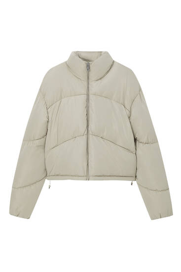 Pull and bear puffer coat sale