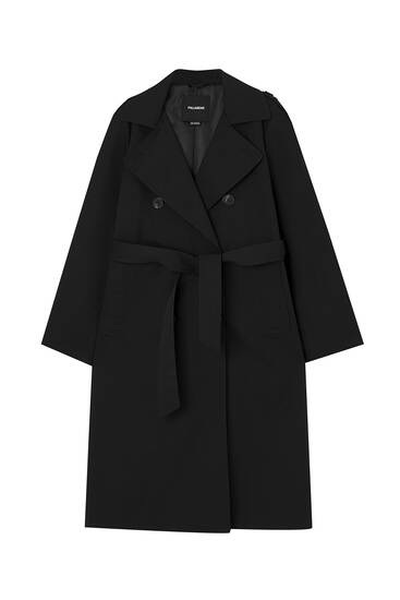 Belted trench coat - pull&bear