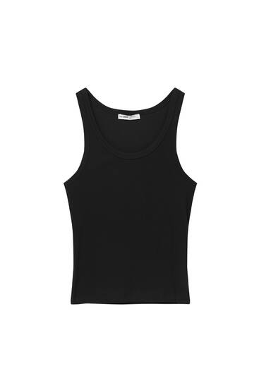 One shoulder top pull and bear hot sale