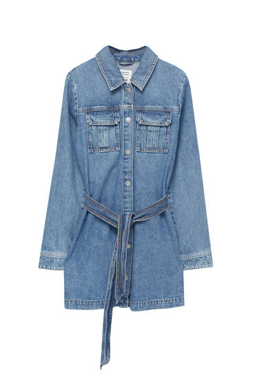 Robe en jean discount pull and bear