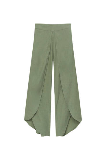 Rustic wrap trousers