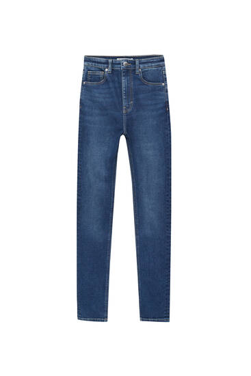 Super high-waist skinny jeans