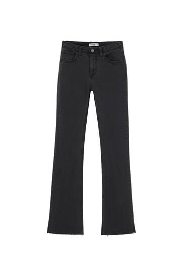 Pantalon flare femme outlet pas cher