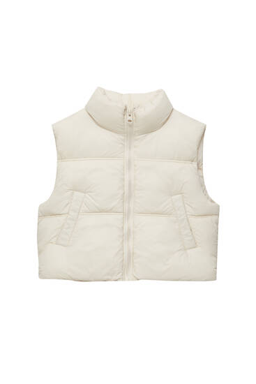 Short puffer gilet PULL BEAR