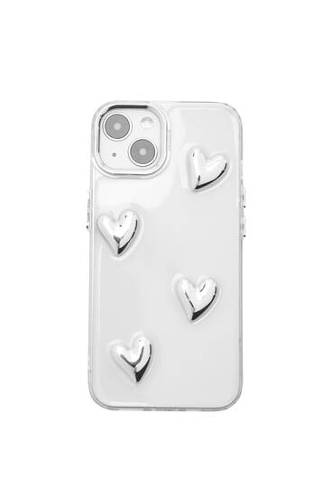 iPhone case with heart details