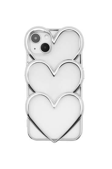 iPhone case with heart details