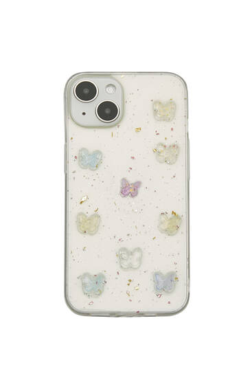 Butterfly print iPhone case